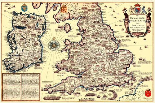 Jigsaw map invasions - map,