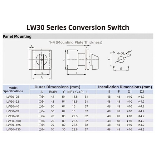 Load break switch - load,