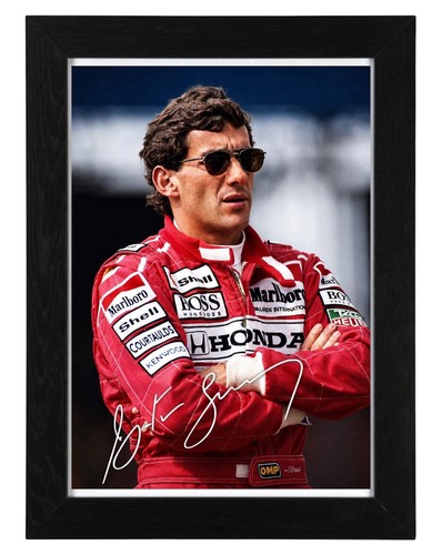 Ayrton senna signed autograph - senna,