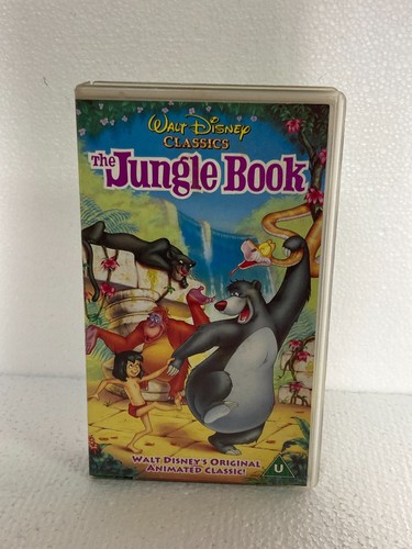 The jungle book vhs tape - jungle,