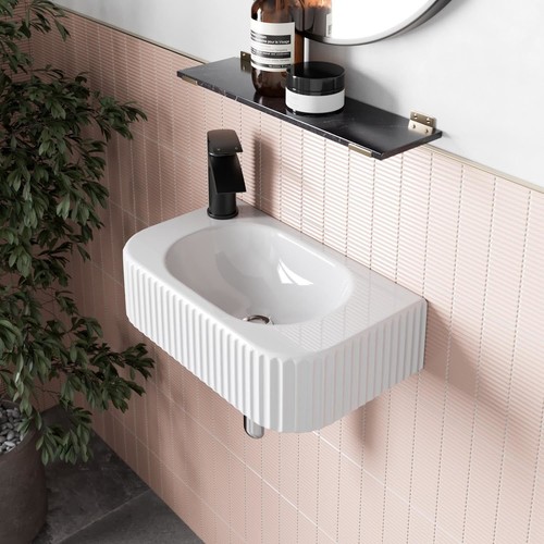 Bathroom wall hung basin sink - hung,