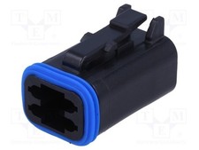 1 pcs x BULGIN - PX0100S04BK - Connector: wire-wire, PX0, female, plug, for cabl