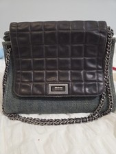 CHANEL chocolate bar flap bag