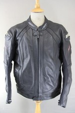 Rst black leather biker - leather,