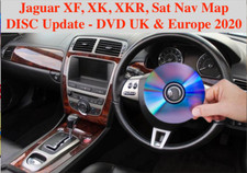 Jaguar XF, XK, XKR, Sat Nav Map DISC Update - DVD UK & Europe 2020 latest update