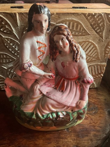 Antique staffordshire flat - antique,