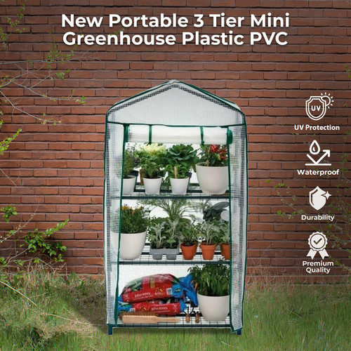 Mini greenhouse with easy fit - greenhouse,