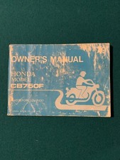 Honda CB750F Owner’s Manual