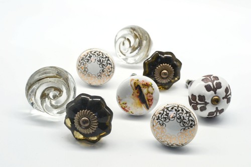 White gold vintage ceramic - white,
