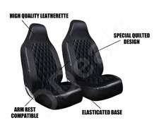 Front Car Seat Covers Quilted