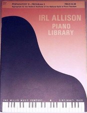 Irl Allison Piano Library