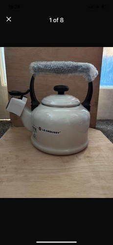 Crueset cream kettle brand - crueset, kettle.