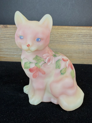 Fenton art glass burmese - art,