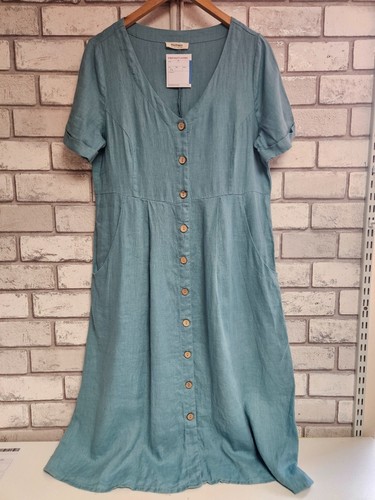 Woolovers womens blue linen - woolovers,