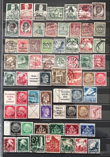 Job lot stamps german - 60,