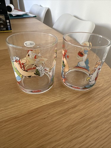 Asterix nutella glasses - asterix,