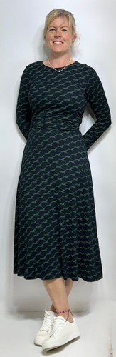 Hobbs dress 4slv jersey - dress,