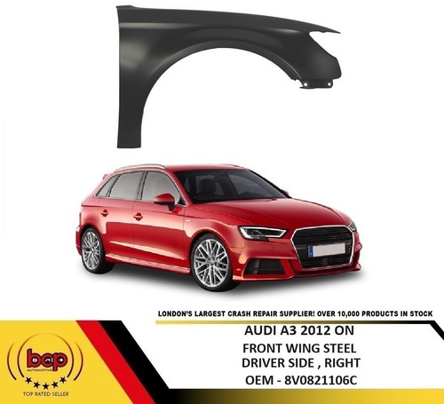 Audi 2012 2020 front wing - a3,