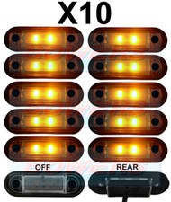 10 x 12V/24V FLUSH FIT AMBER