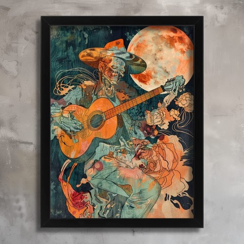 Skeleton guitarist full - skeleton,