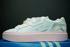adidas Sleek Super Shoes EH1389 White Clear Pink Size UK 7.5 New Womens OG DS