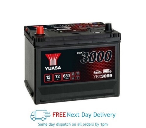 Yuasa ybx3069 smf battery - yuasa,