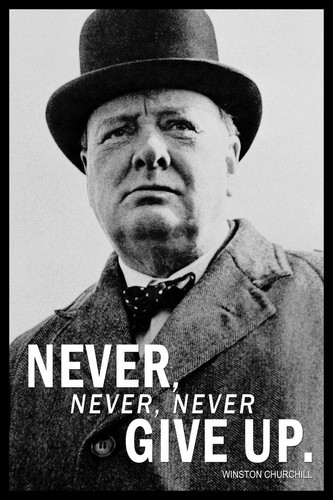 Winston churchill never - winston,
