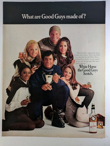 White horse scotch whisky 1968 - white,