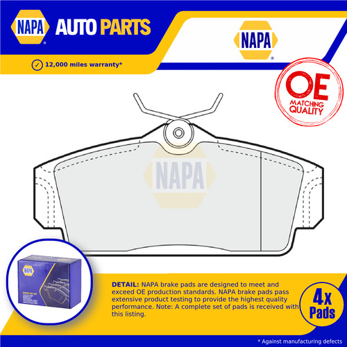Brake pads set fits nissan - set,