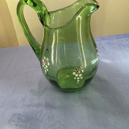Vintage green emerald glass - vintage,
