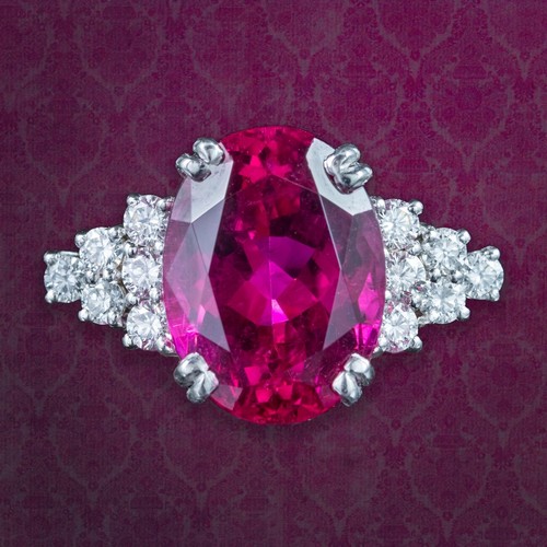 Art deco style pink - deco, tourmaline