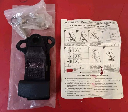 Seat belt height adjuster - seat,