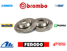 PAIR FRONT BRAKE DISCS DDF1139