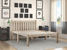 Double 4ft 6 solid pine bed