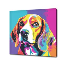 Beautiful Beagle Dog Colourful