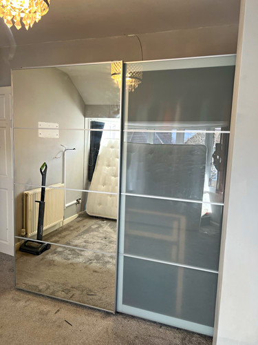 Ikea pax wardrobe - ikea, mirror