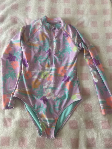 Girls long sleeve zip - m&s,