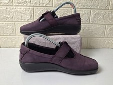 Hotter Comfort Concept Purple Sunrise Mary-Jane Leather Shoes UK 5.5 STD Fit