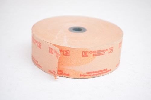 Bus coach setright ticket - bus, roll
