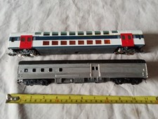 HO GAUGE  COACHES, 1 IS JOUEF THE WHITE COACH, SOLD AS USED PARTS  (D51)
