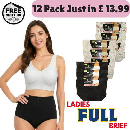 Pack ladies briefs maxi - 12,