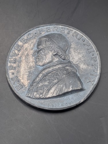 Antique medal pope pius - pope, xi