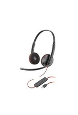 Poly Blackwire 3220 Wired Headset Noise-Canceling Mic Stereo Design New Model