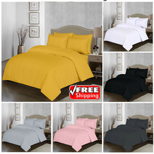Plain Duvet Quilt Cover with