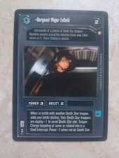 Sergeant Major Enfield - Star Wars CCG card (Decipher)