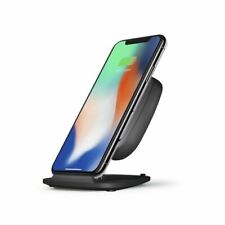 ZENS iPhone X Xs Max Fast Wireless Charger Pad/Stand 10W FAST Universal Qi Black