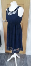 Size 10 Navy Blue Sleeveless