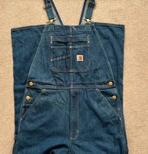 Mens Denim Carhartt Dungarees
