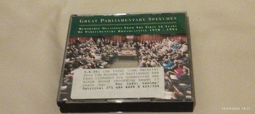 Great parliamentary speeches - parliamentary,