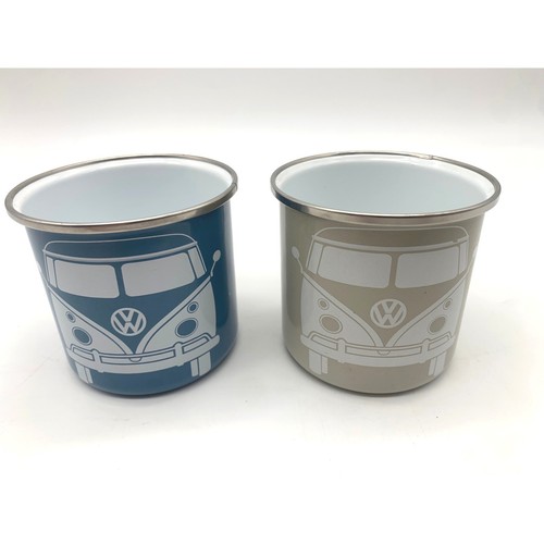 Volkswagen enamel camping mug - enamel,